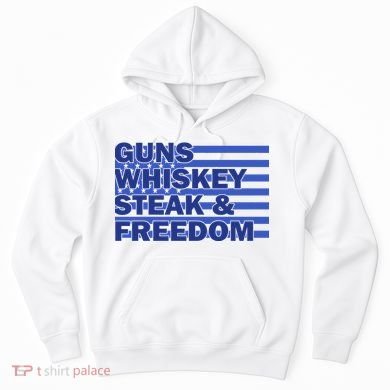 True American Guns Whiskey Steak Freedom Hoodie