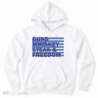 True American Guns Whiskey Steak Freedom Hoodie thumb 0