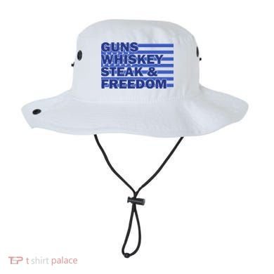 True American Guns Whiskey Steak Freedom Bucket Hat