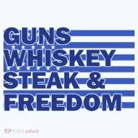 True American Guns Whiskey Steak Freedom Women's Hoodie thumb 2