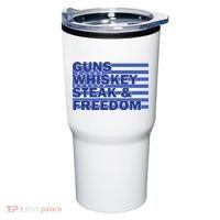 True American Guns Whiskey Steak Freedom Tumbler thumb 0