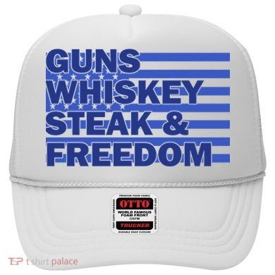True American Guns Whiskey Steak Freedom Hat