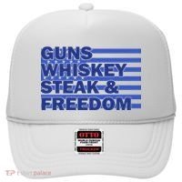 True American Guns Whiskey Steak Freedom Hat thumb 0