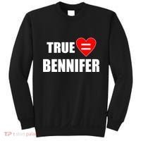 True Love Equals Bennifer Sweatshirt thumb 0