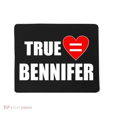 True Love Equals Bennifer Mousepad