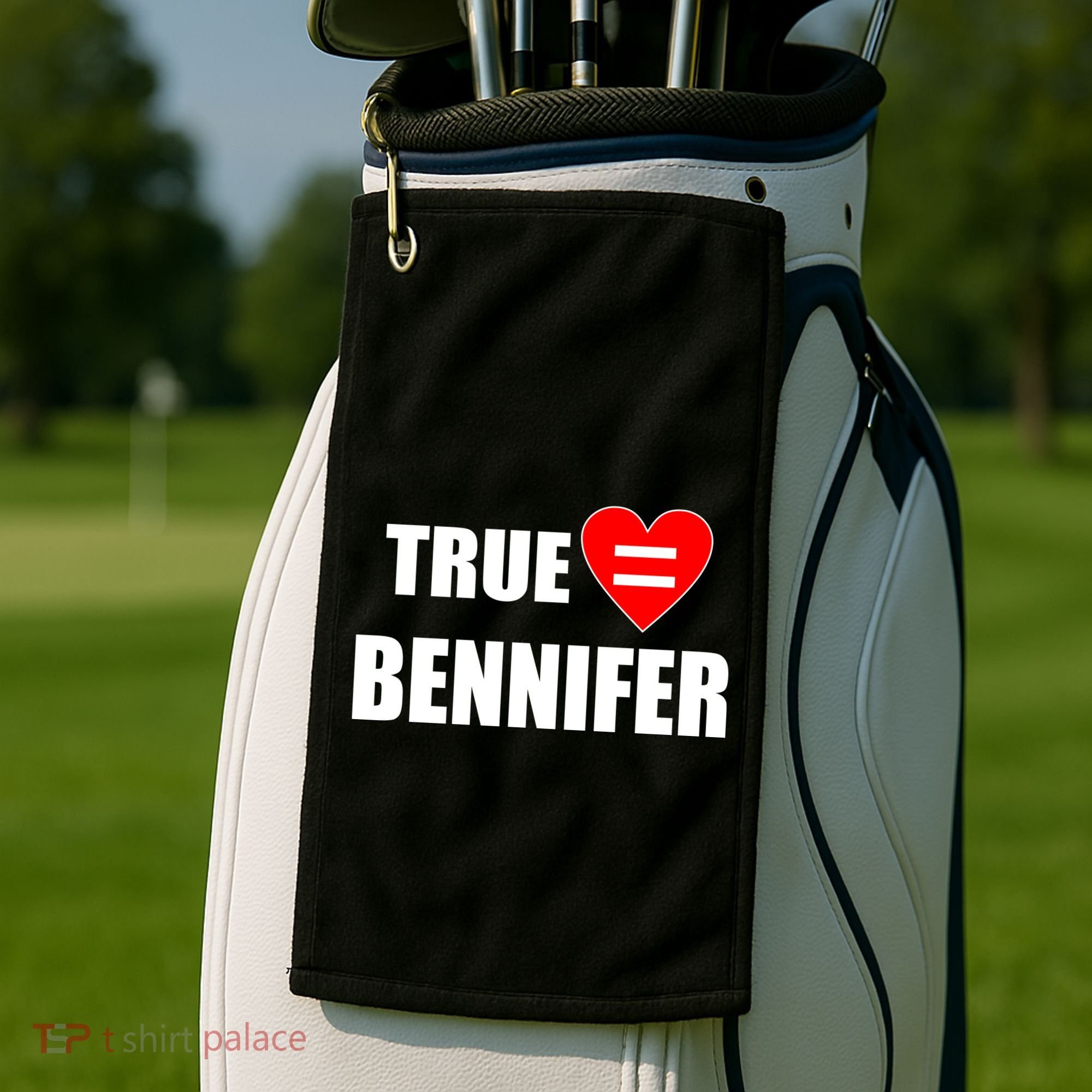 True Love Equals Bennifer Golf Towel