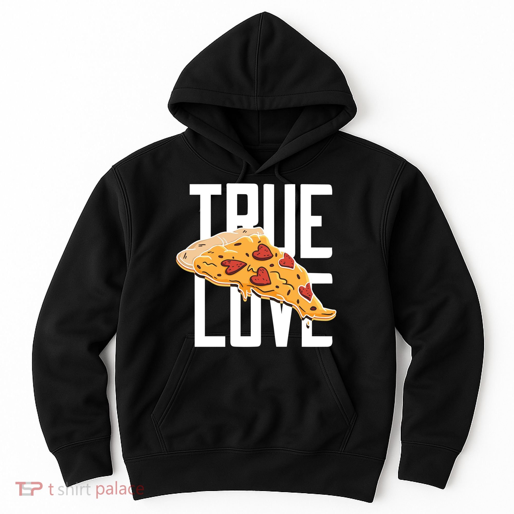 True Love Heart Pizza Hoodie