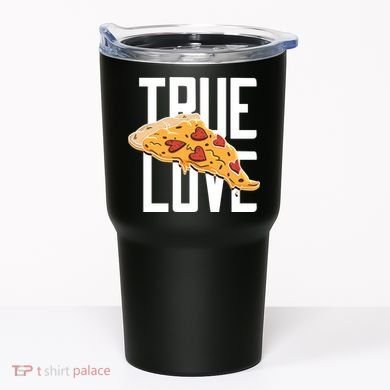True Love Heart Pizza Tumbler