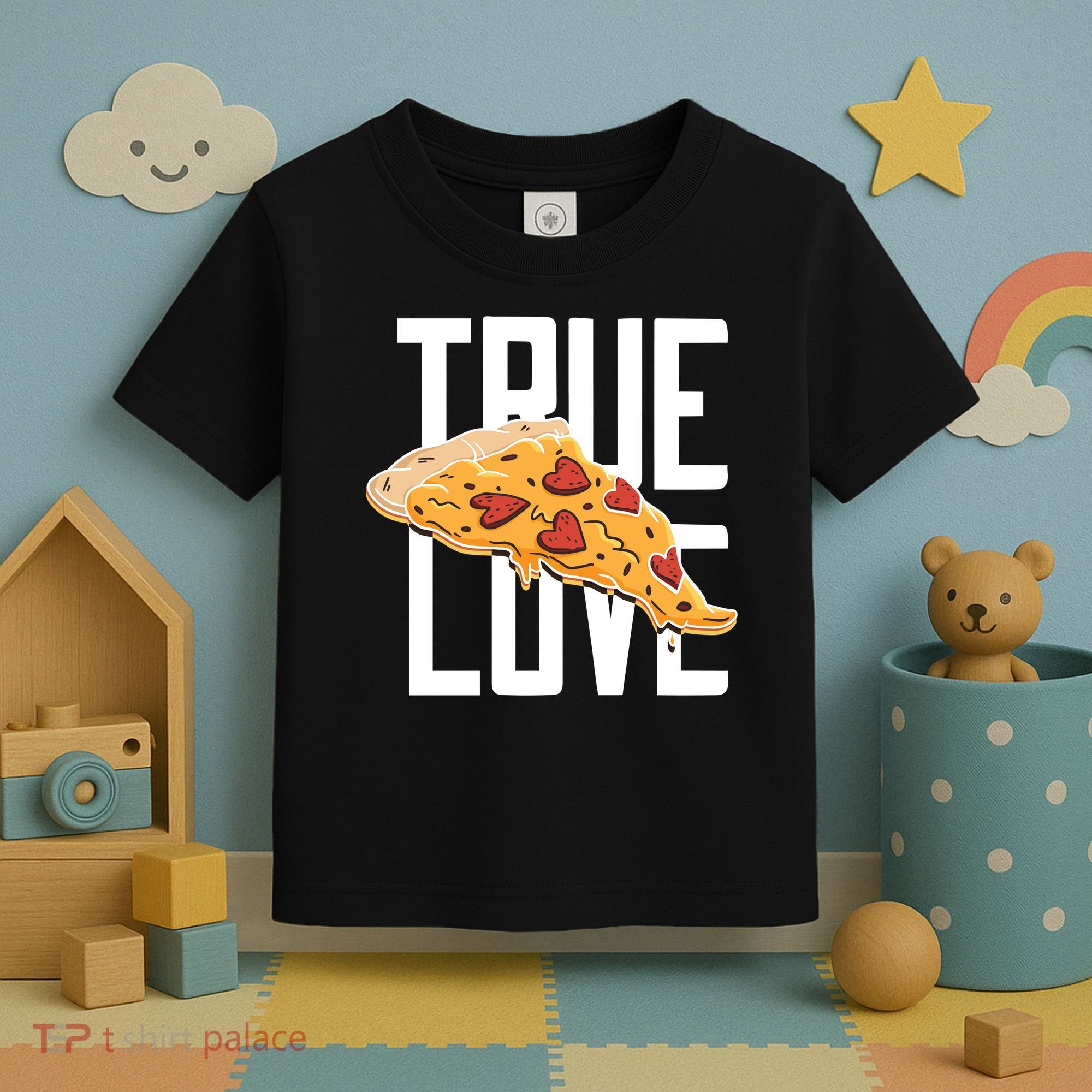 True Love Heart Pizza Toddler T-Shirt