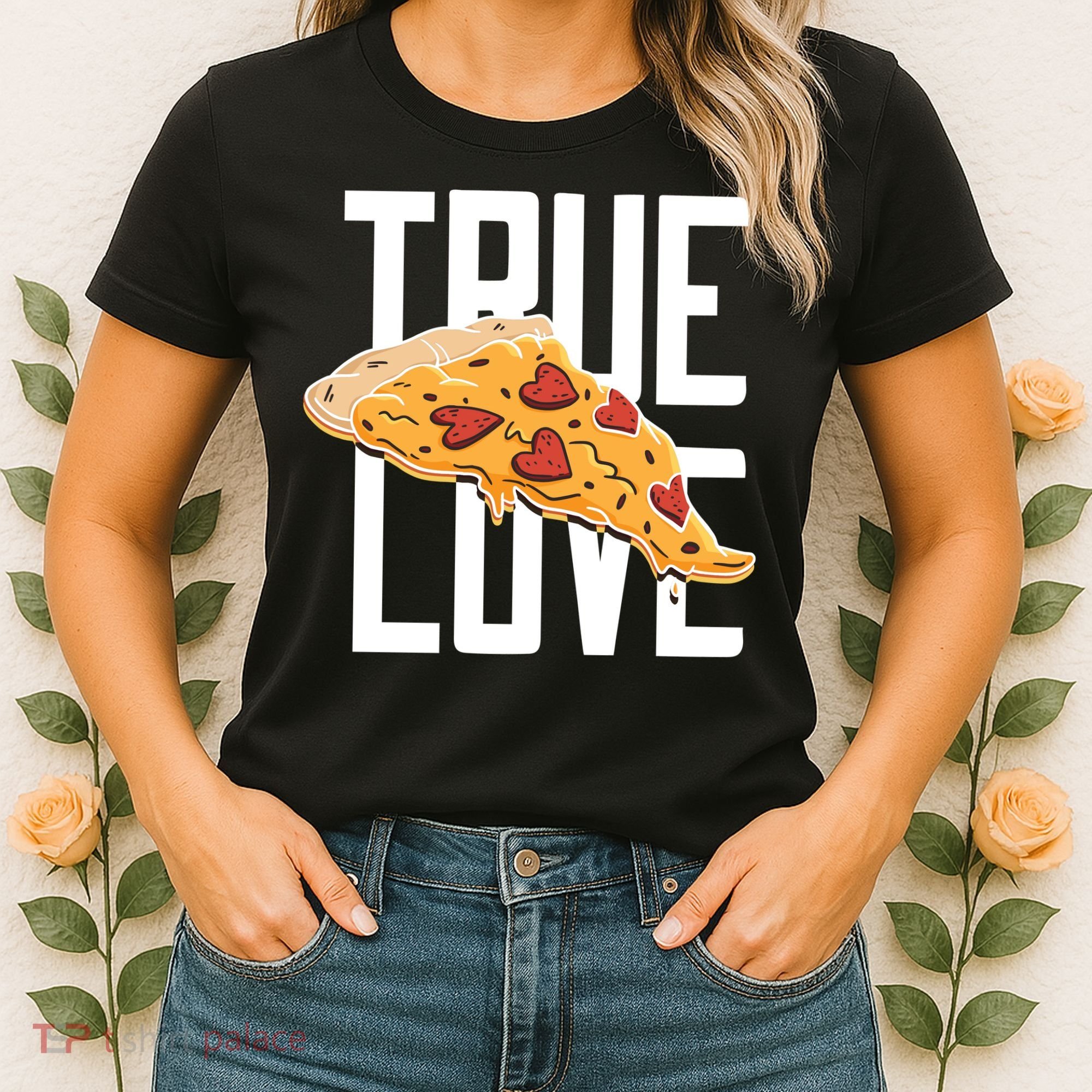 True Love Heart Pizza Women's T-Shirt