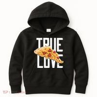 True Love Heart Pizza Kids Hoodie thumb 0