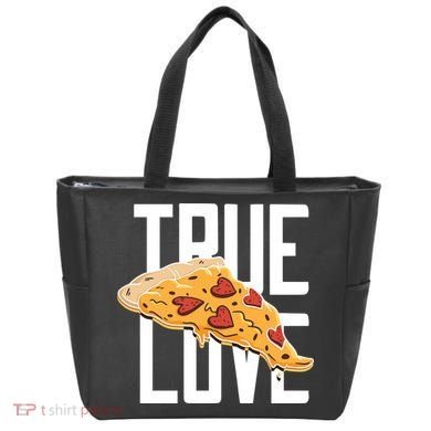 True Love Heart Pizza Tote Bag
