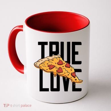 True Love Heart Pizza Coffee Mug