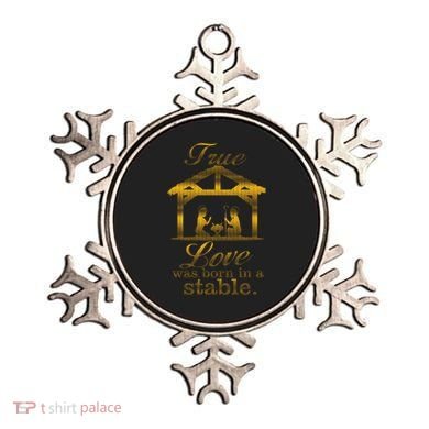 True Love Was Born In A Stable Ornament