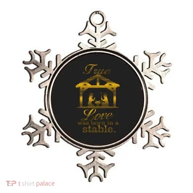 True Love Was Born In A Stable Ornament