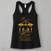 True Love Was Born In A Stable Women's Tank Top thumb 3