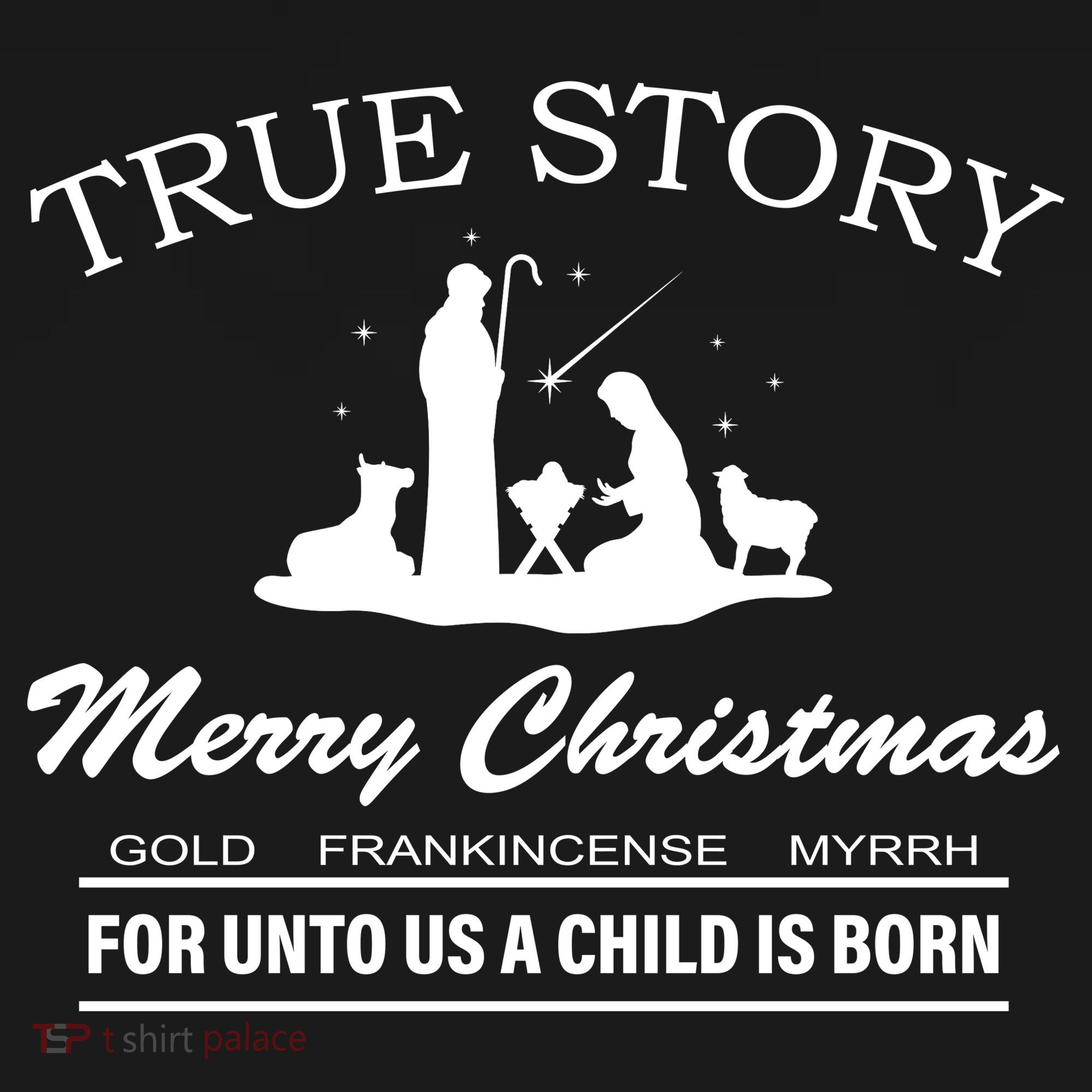 True Story Merry Christmas Jesus Christ  Polo
