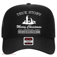 True Story Merry Christmas Jesus Christ  Hat thumb 0