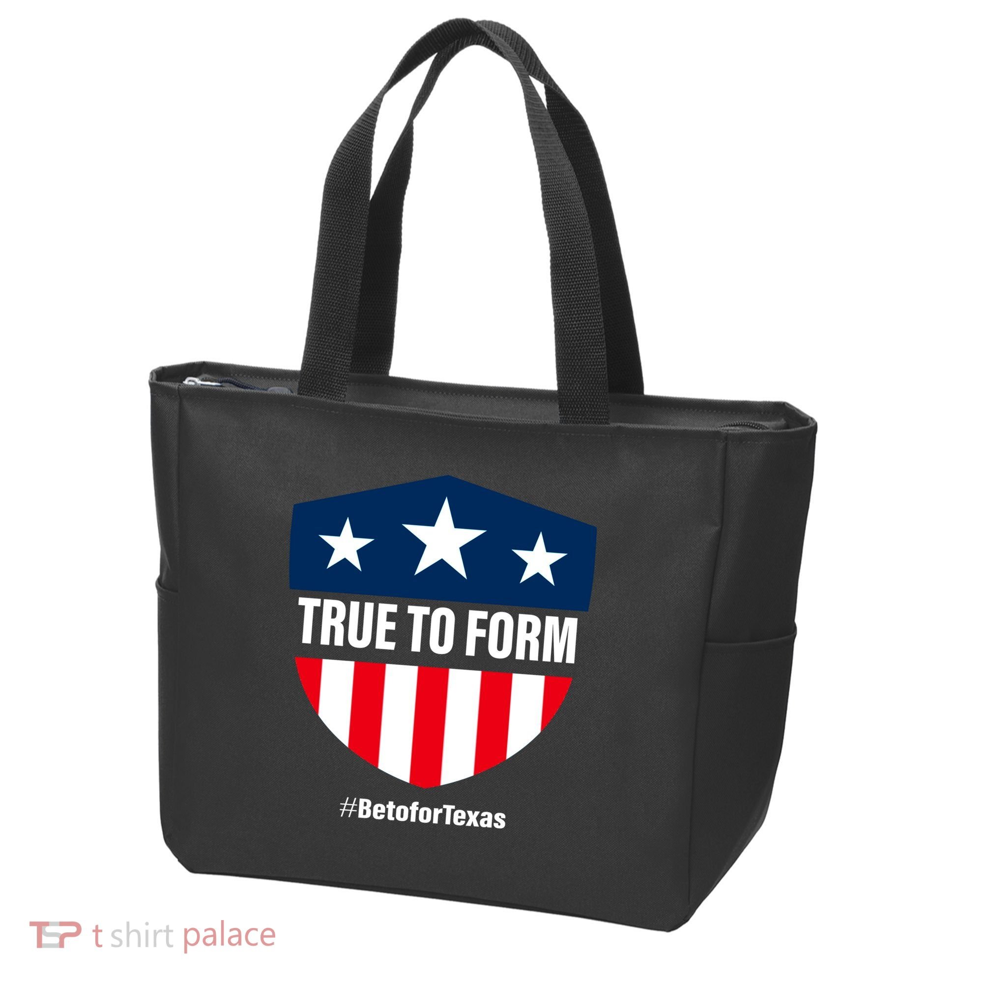 True To Form Beto for Texas American Shield Tote Bag