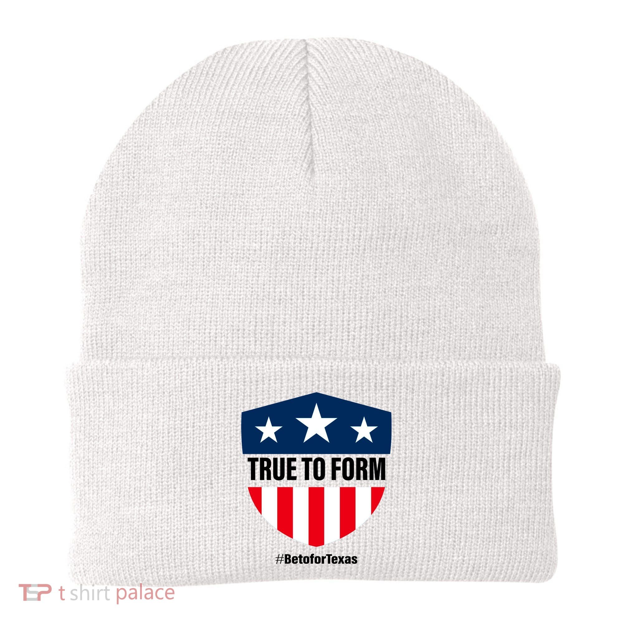True To Form Beto for Texas American Shield Beanie
