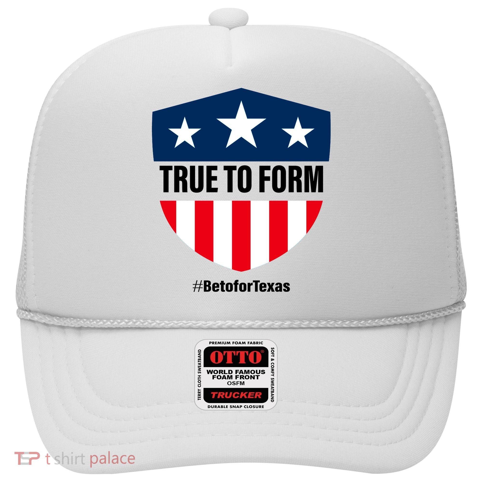 True To Form Beto for Texas American Shield Hat