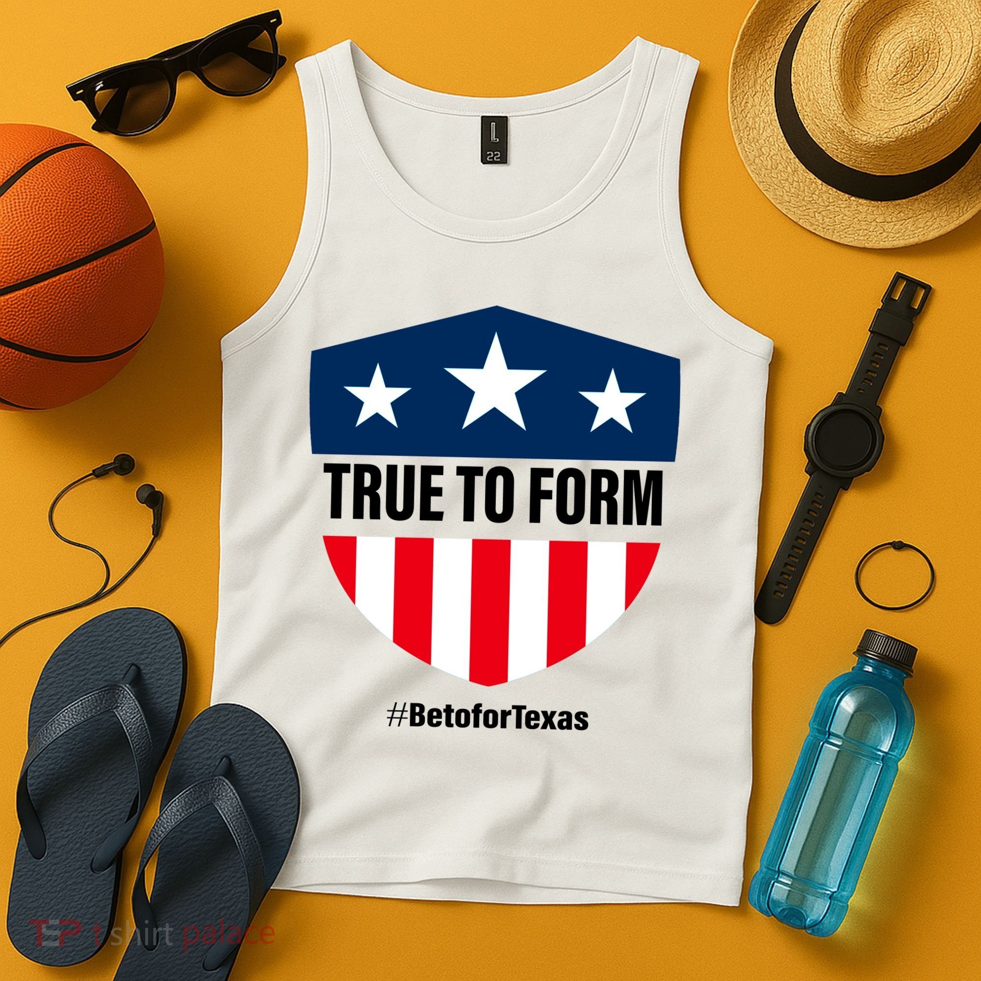True To Form Beto for Texas American Shield Tank Top