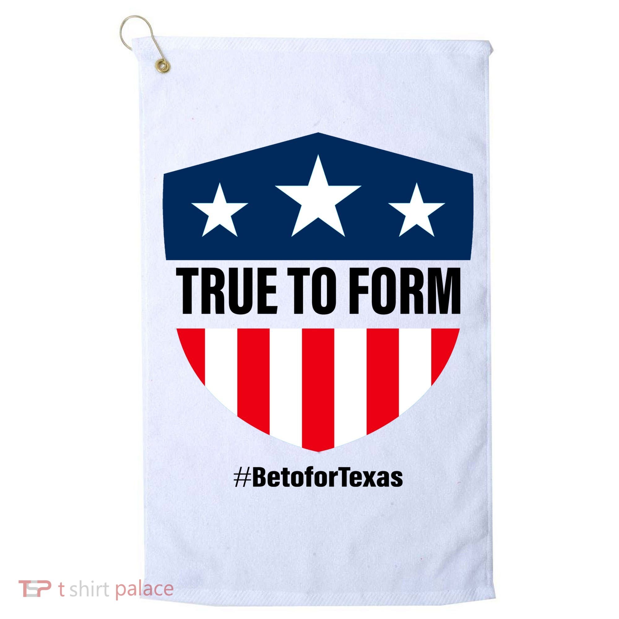 True To Form Beto for Texas American Shield Golf Towel
