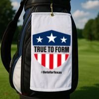 True To Form Beto for Texas American Shield Golf Towel thumb 2