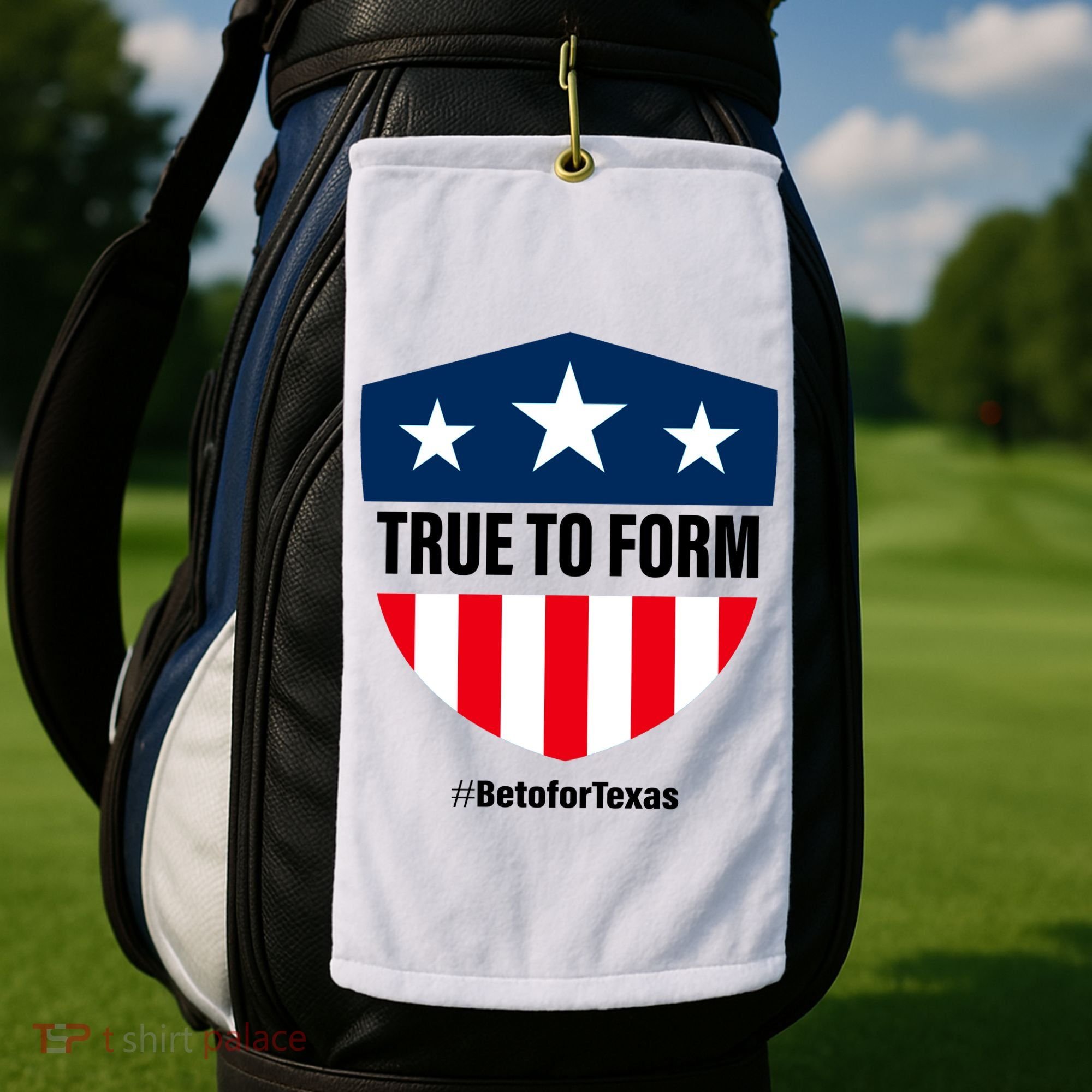 True To Form Beto for Texas American Shield Golf Towel