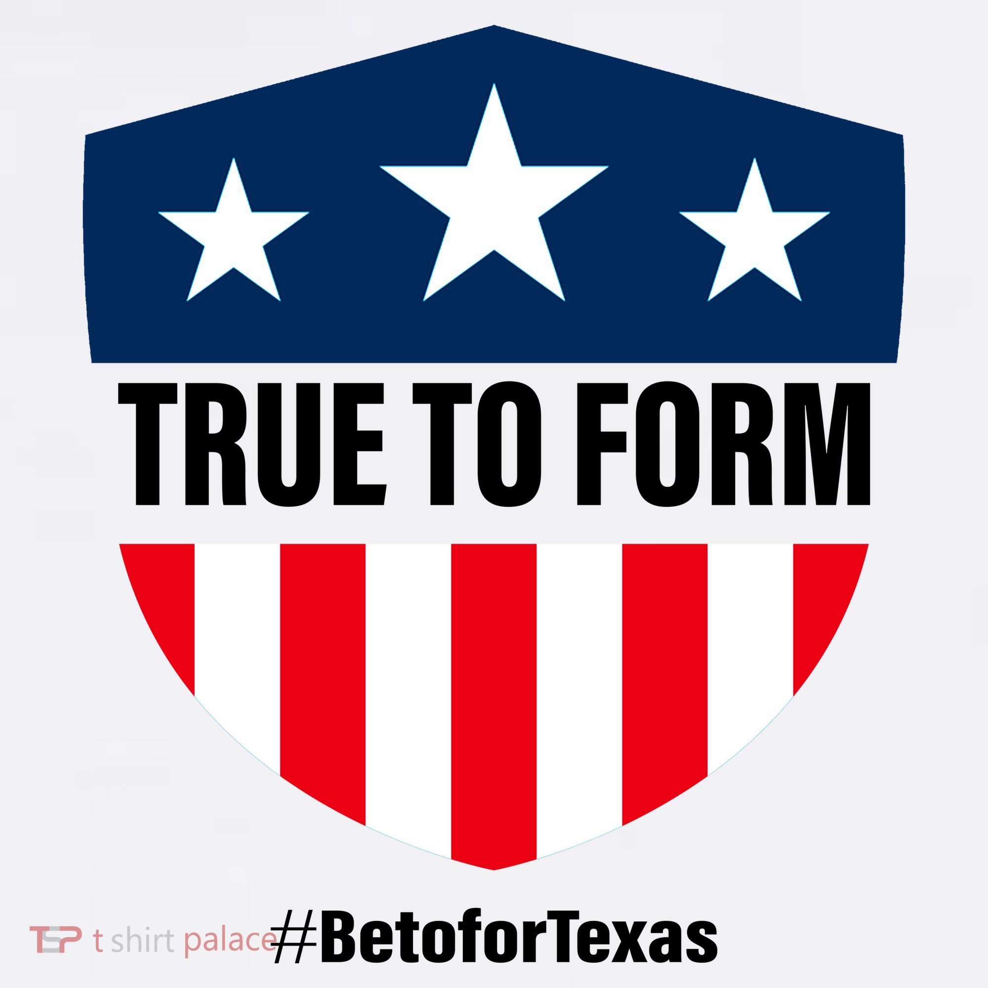 True To Form Beto for Texas American Shield Golf Towel
