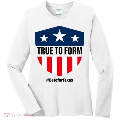 True To Form Beto for Texas American Shield Women's Long Sleeve Shirt