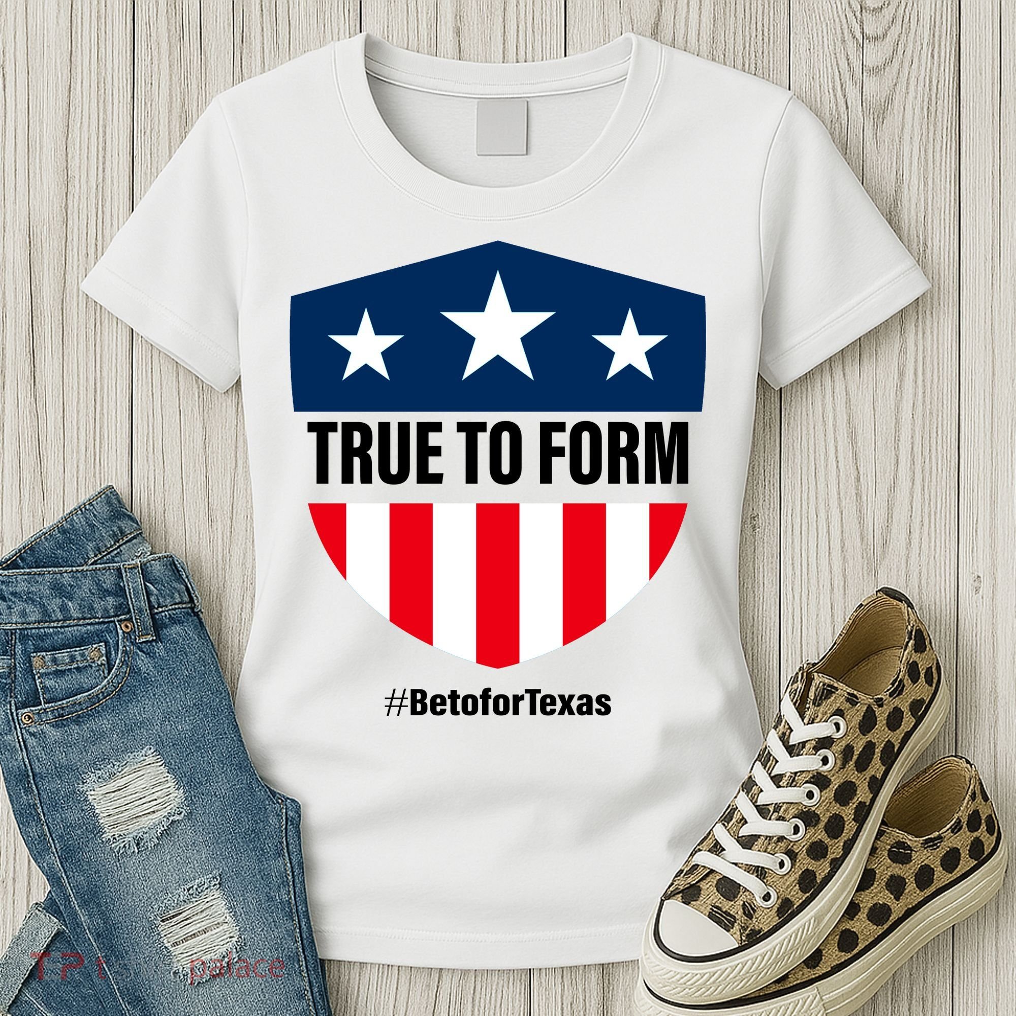 True To Form Beto for Texas American Shield Women's T-Shirt