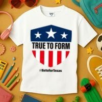 True To Form Beto for Texas American Shield Kids T-Shirt thumb 3