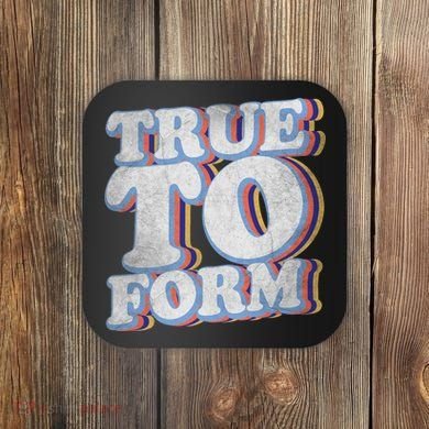 True To Form Retro Beto Coaster