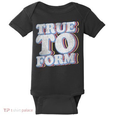 True To Form Retro Beto Baby Bodysuit