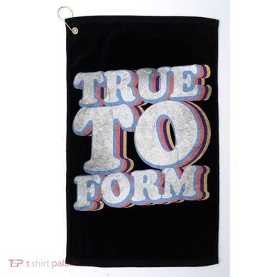 True To Form Retro Beto Golf Towel