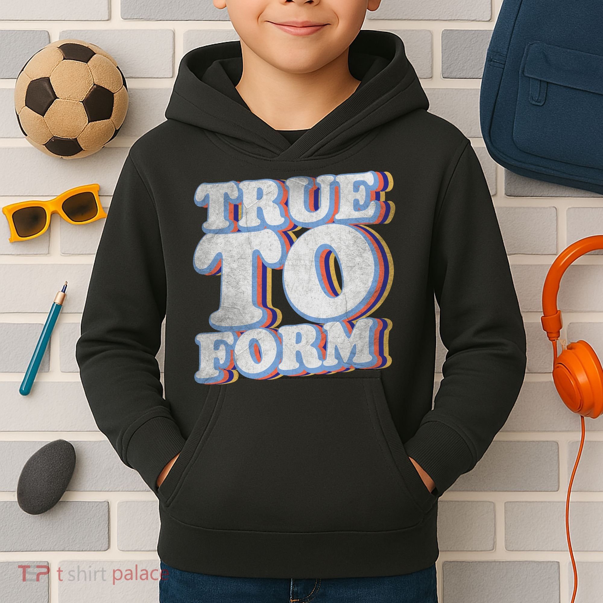True To Form Retro Beto Kids Hoodie