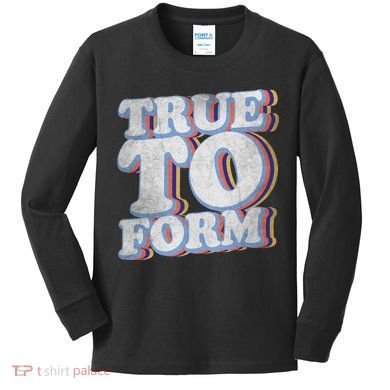 True To Form Retro Beto Kids Long Sleeve Shirt