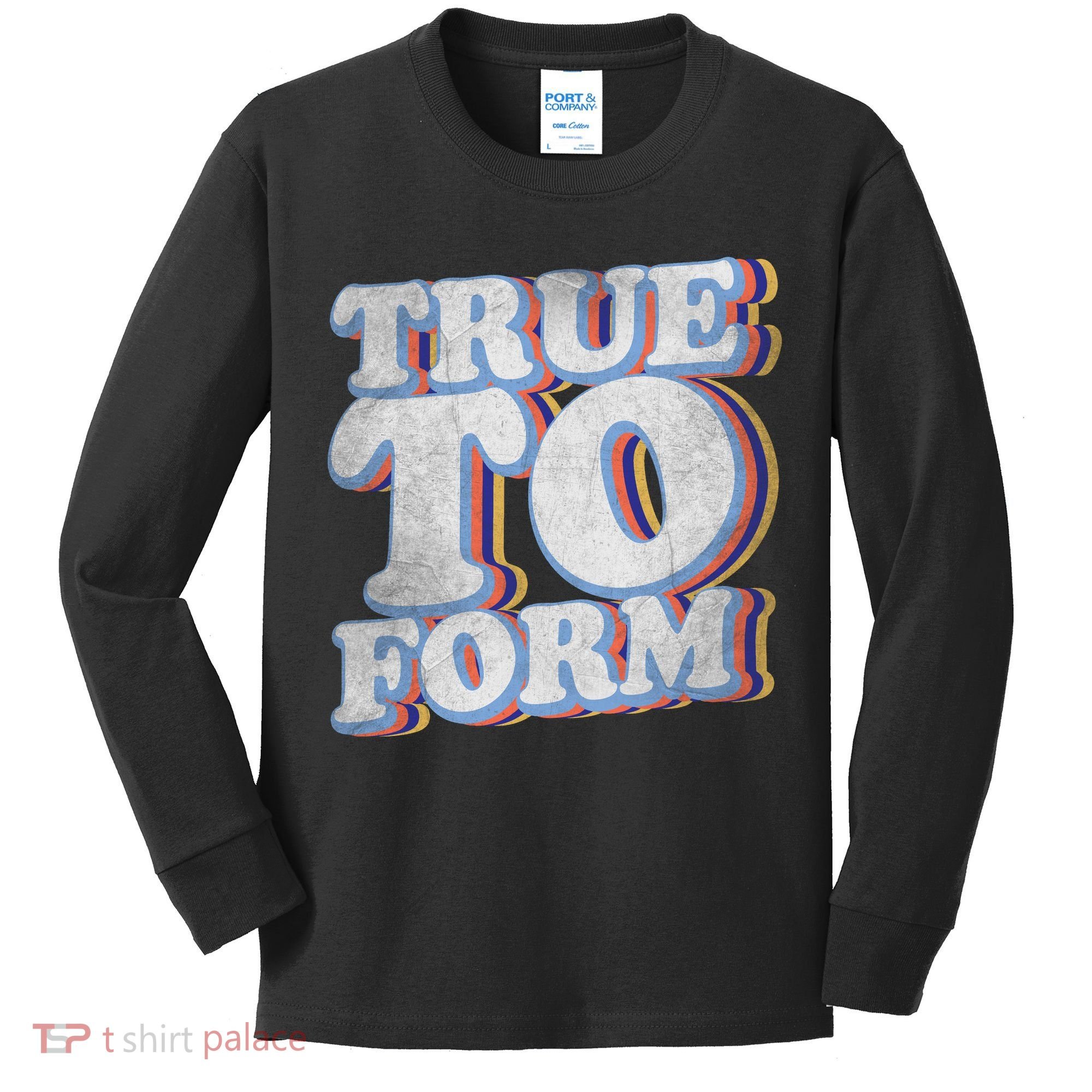 True To Form Retro Beto Kids Long Sleeve Shirt