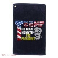 Trump - The Man The Myth The President Golf Towel thumb 0