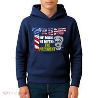 Trump - The Man The Myth The President Kids Hoodie thumb 4