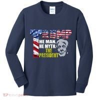 Trump - The Man The Myth The President Kids Long Sleeve Shirt thumb 0