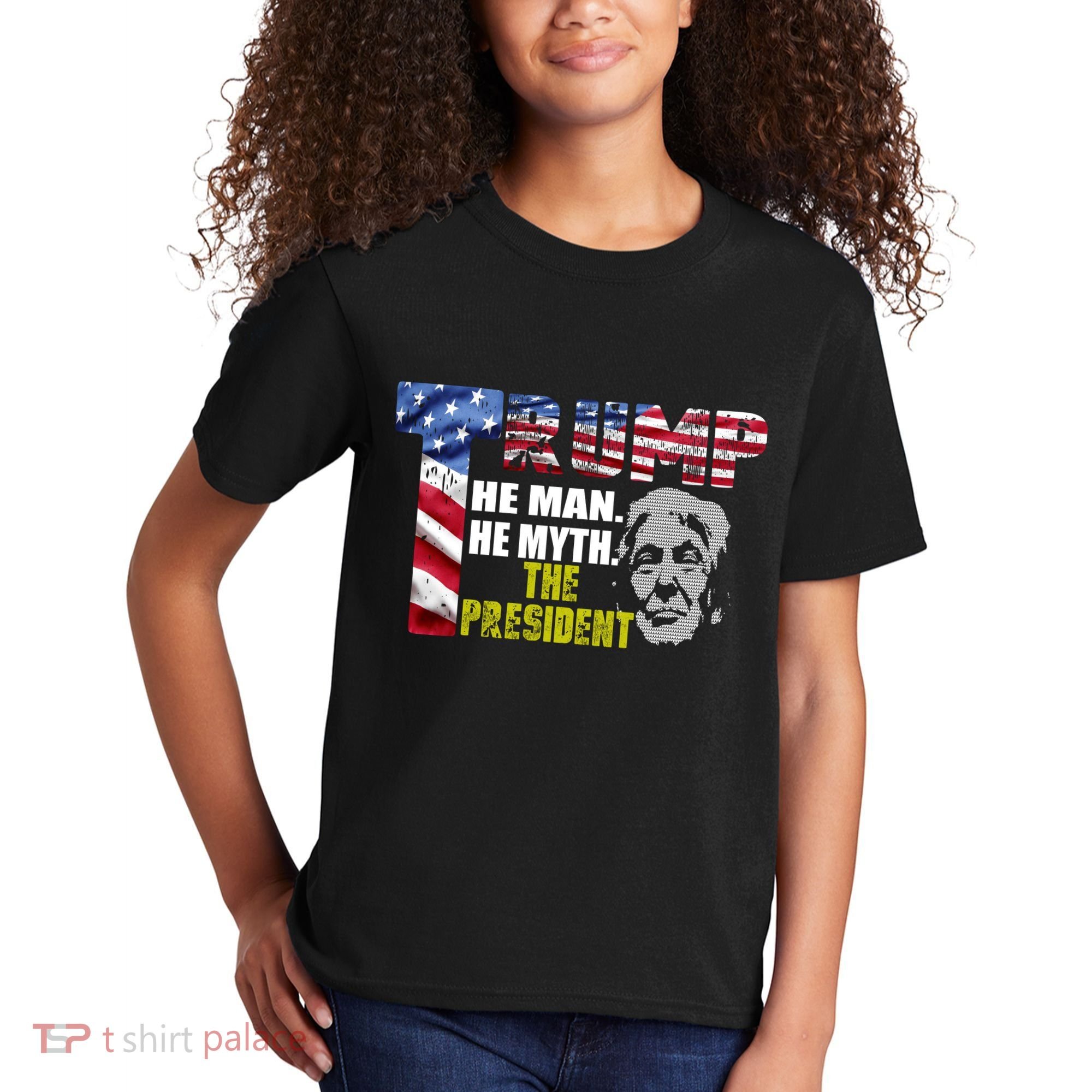 Trump - The Man The Myth The President Kids T-Shirt