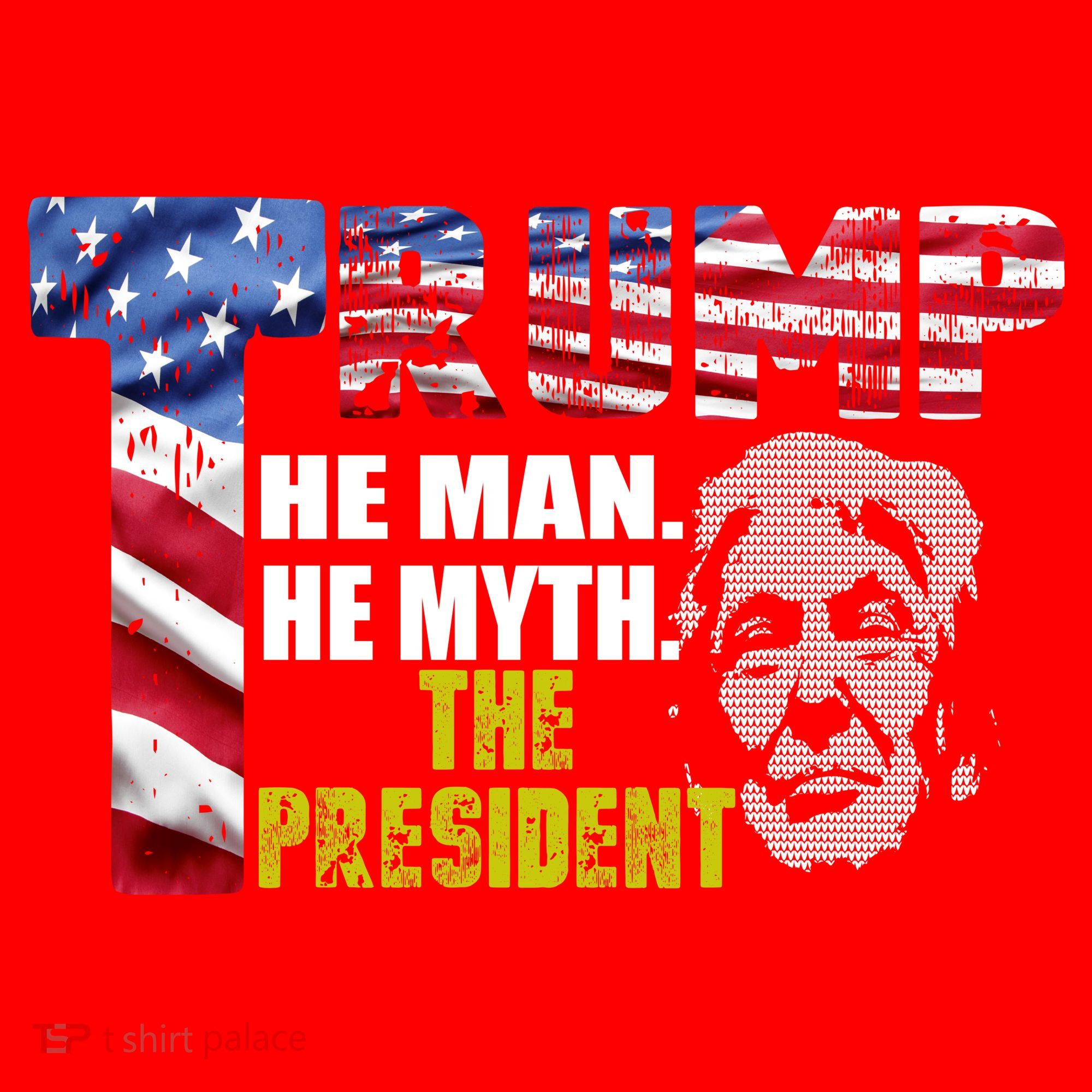 Trump - The Man The Myth The President Santa Hat