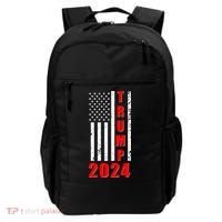 Trump 2024 Election Distressed US Flag Backpack thumb 0