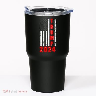 Trump 2024 Election Distressed US Flag Tumbler
