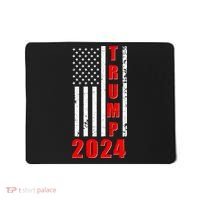 Trump 2024 Election Distressed US Flag Mousepad thumb 0