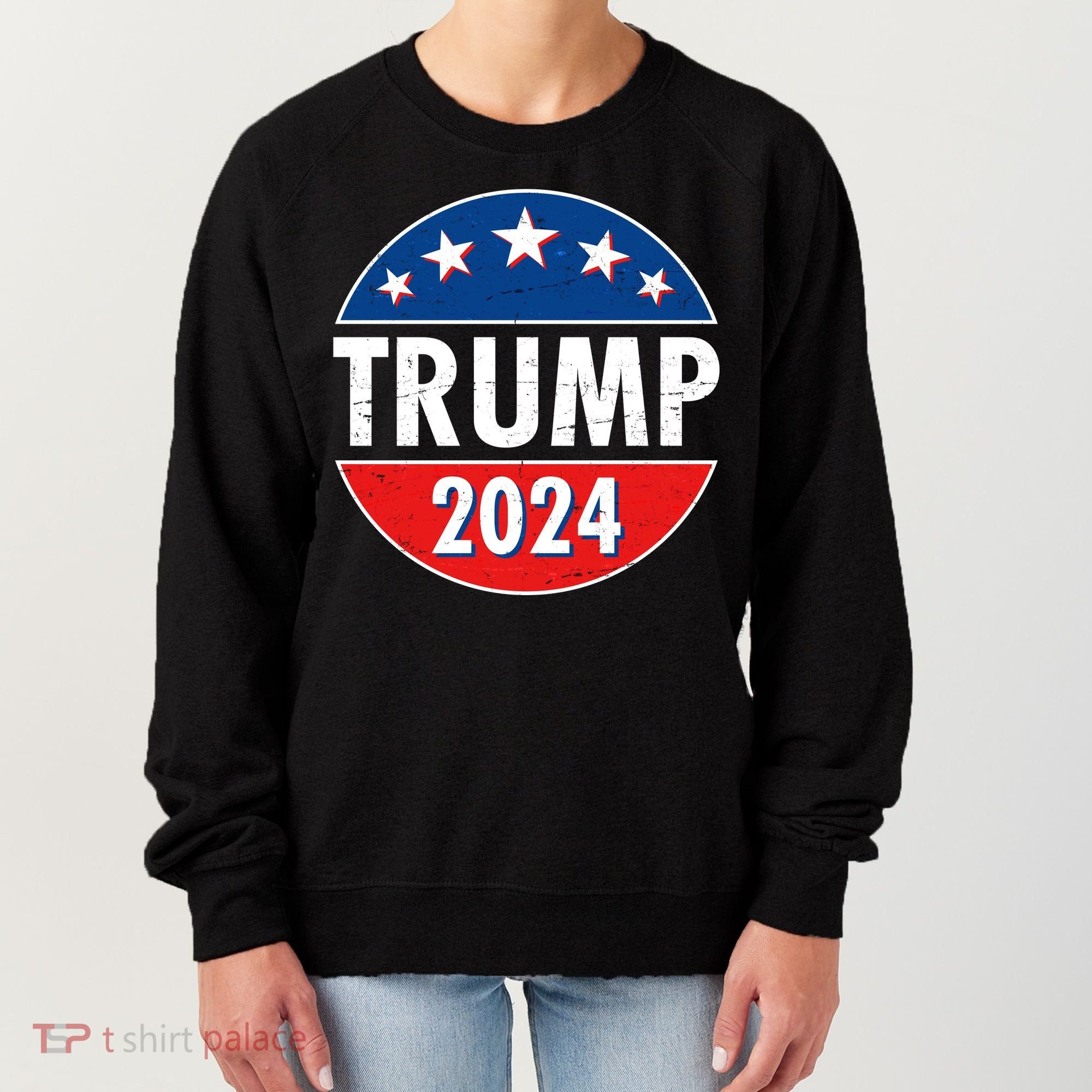 Trump 2024 Election Emblem Women's Sweatshirt