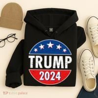 Trump 2024 Election Emblem Hoodie thumb 4