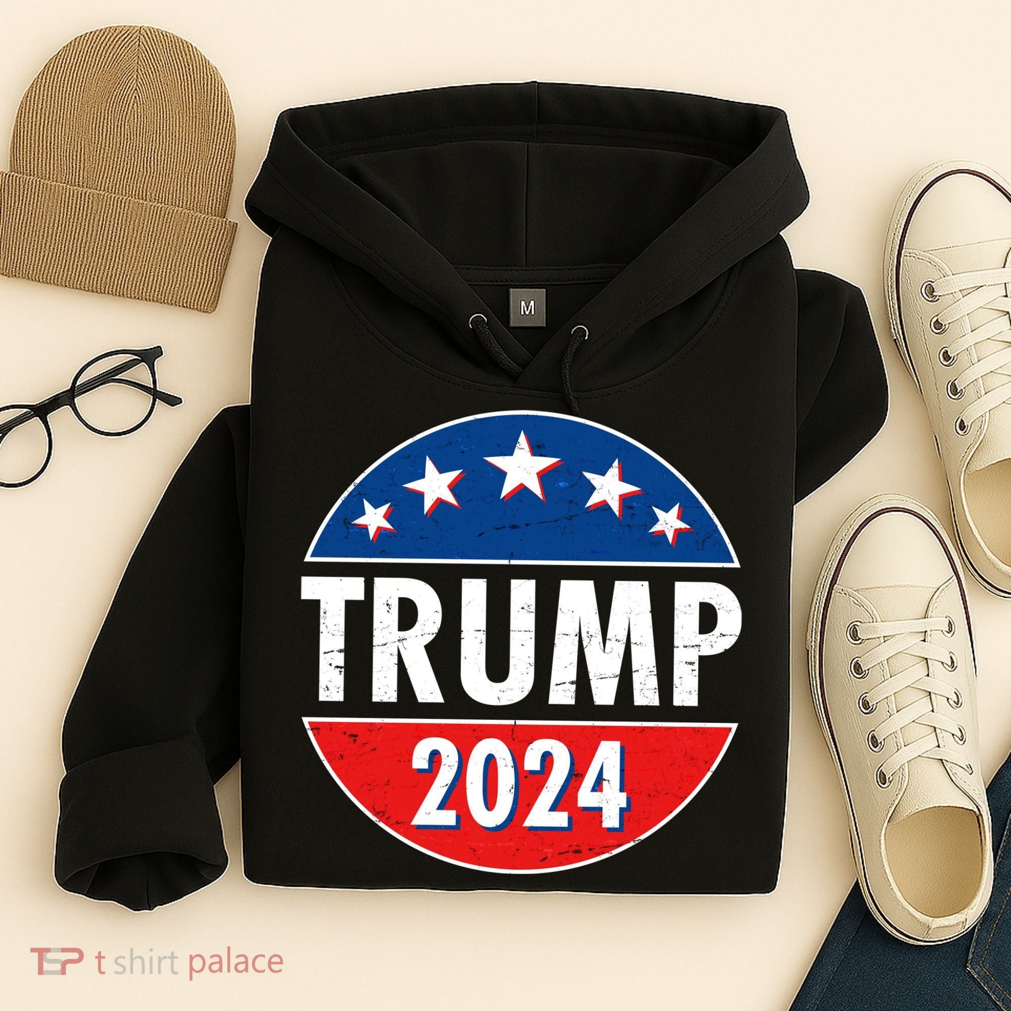 Trump 2024 Election Emblem Hoodie